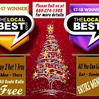 Tokyo 26 - Buy 2 Get 1 Free.. Monday thurs Thursday. - Japanese Near Me - Sioux Falls, South Dakota