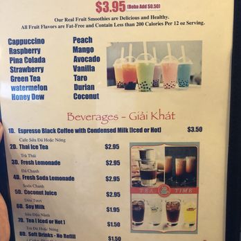 Pho 85 - Ankeny - Drink menu - Vietnamese Near Me - Ankeny, Iowa Pho 85 - Ankeny - Drink menu - Vietnamese Near Me - Ankeny, Iowa