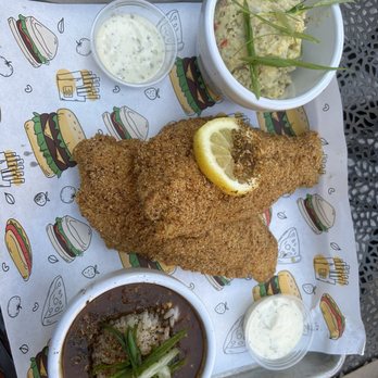 1929 Po-Boy Kitchen - Catfish (2) Platter - Cajun/Creole Near Me - Houston, Texas
