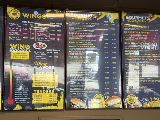 Menu photo 1 Happy Bites Burger & Wings - Romeoville Romeoville, IL Menu photo 1 Happy Bites Burger & Wings - Romeoville Romeoville, IL