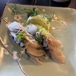 Saba (mackerel) nigiri Saba (mackerel) nigiri