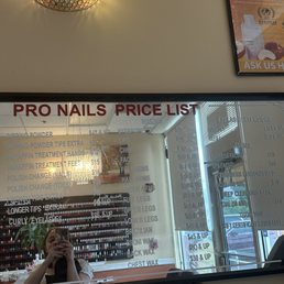 Pricing menu Pricing menu