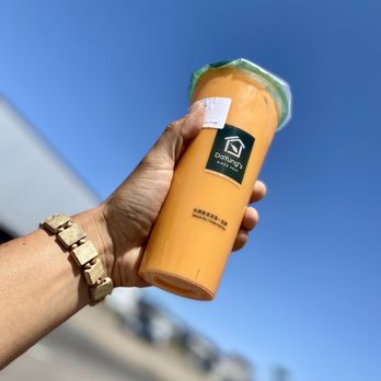 DaYung's Tea - Convoy - Thai tea. No sweet. It was meh. But my photo is A1! - Bubble Tea Near Me - San Diego, California DaYung's Tea - Convoy - Thai tea. No sweet. It was meh. But my photo is A1! - Bubble Tea Near Me - San Diego, California