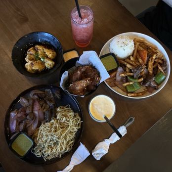Sona Fusion Kitchen - SPICY SHRIMP WONTONS LOMO SALTADO (BEEF)GARLIC CHICKEN WINGS GARLIC NOODLES CREME BRULEE COFFEE STRAWBERRY LYCHEE LEMONADE - Asian Fusion Near Me - Anaheim, California Sona Fusion Kitchen - SPICY SHRIMP WONTONS LOMO SALTADO (BEEF)GARLIC CHICKEN WINGS GARLIC NOODLES CREME BRULEE COFFEE STRAWBERRY LYCHEE LEMONADE - Asian Fusion Near Me - Anaheim, California