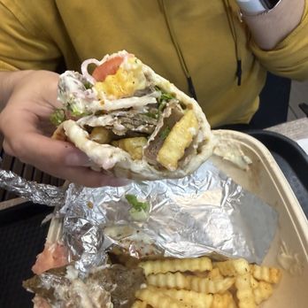 Stop N Go Gyros - Gyro sandwich with garlic sauce - Greek Near Me - San Antonio, Texas Stop N Go Gyros - Gyro sandwich with garlic sauce - Greek Near Me - San Antonio, Texas