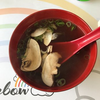 Rainbow - Clear soup with lunch hibachi - Japanese Near Me - Ventnor City, New Jersey Rainbow - Clear soup with lunch hibachi - Japanese Near Me - Ventnor City, New Jersey
