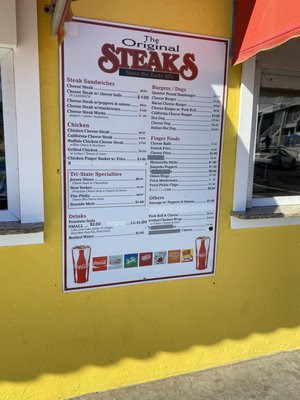 Menu photo 2 The Original Steaks Seaside Heights, NJ Menu photo 2 The Original Steaks Seaside Heights, NJ