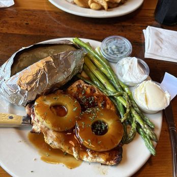 Rainbow Oaks Restaurant - Chicken Breast Teriyaki with grilled mushrooms and a baked potato! - American Near Me - Fallbrook, California