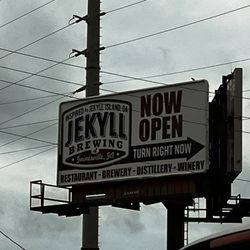Jekyll Brewing - Came here because we saw the billboard!