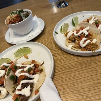 Hundred Mile Brewing - Street tacos (beef and chicken) and meatball trio - Brewpubs Near Me - Tempe, Arizona