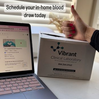 OC Coastal Mobile Phlebotomy - Vibrant America is one of the many labs I draw for. Please reach out for your next home blood draw! - Laboratory Testing Near Me OC Coastal Mobile Phlebotomy - Vibrant America is one of the many labs I draw for. Please reach out for your next home blood draw! - Laboratory Testing Near Me