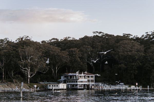 Little Beach Boathouse by null
