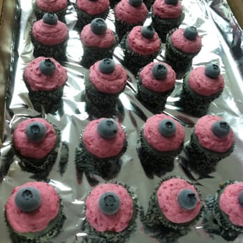 Sweet Abundance - Blueberry cupcake with fresh raspberry buttercream and fresh blueberry. - Desserts Near Me Sweet Abundance - Blueberry cupcake with fresh raspberry buttercream and fresh blueberry. - Desserts Near Me
