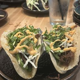 Short rib bulgogi tacos stole the show for the night Short rib bulgogi tacos stole the show for the night