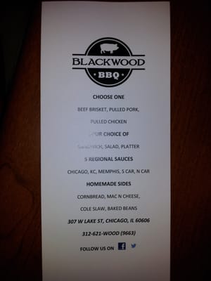 Menu photo 7 Blackwood BBQ Chicago, IL
