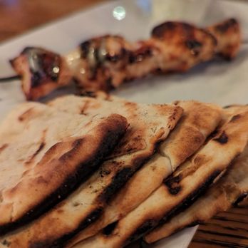 The Main - Pita Bread with Chicken Skewer. - Mediterranean Near Me - Vancouver, British Columbia The Main - Pita Bread with Chicken Skewer. - Mediterranean Near Me - Vancouver, British Columbia