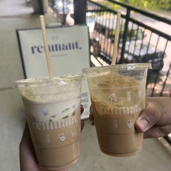 Remnant Coffee - Black Sesame Cloud latte + Brown Sugar Vanilla Latte - Coffee & Tea Near Me - Franklin, Tennessee Remnant Coffee - Black Sesame Cloud latte + Brown Sugar Vanilla Latte - Coffee & Tea Near Me - Franklin, Tennessee