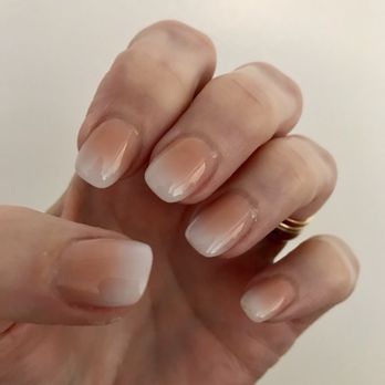 Happiest Nails & Spa - Peach Ombré, $40. - Nail Salons Near Me - Oceanside, California