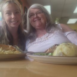 My granddaughter and I celebrated my birthday with 2 different Salmon dishes. We had calamari as an appetizer. Every thing was delicious ! My granddaughter and I celebrated my birthday with 2 different Salmon dishes. We had calamari as an appetizer. Every thing was delicious !