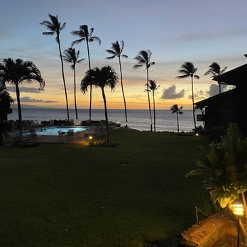 Mahina Surf - Twilight view from northeast side of property - Vacation Rentals Near Me - Lahaina, Hawaii Mahina Surf - Twilight view from northeast side of property - Vacation Rentals Near Me - Lahaina, Hawaii