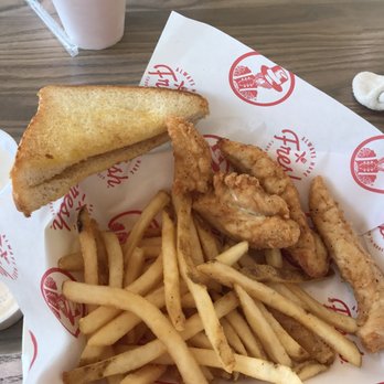 Slim Chickens - Tiny tiny strips or you can say thick cut calamari - Chicken Wings Near Me - Humble, Texas Slim Chickens - Tiny tiny strips or you can say thick cut calamari - Chicken Wings Near Me - Humble, Texas