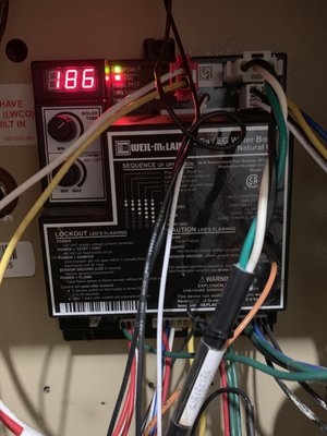 Gas boiler repair - New electric water heater installation