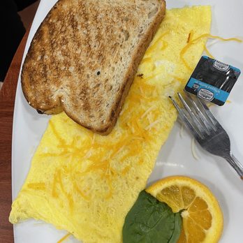 The Encounter Cafe - Cheese omelette - Coffee & Tea Near Me - Iowa City, Iowa