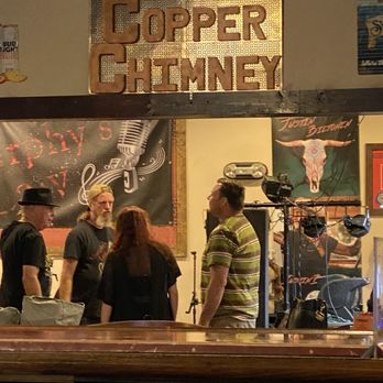 Copper Chimney Grill & Bar - Buddy taking to the band. - Sports Bars Near Me - Palm Bay, Florida
