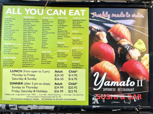 Menu photo 6 Yamato 2 Boston, MA Menu photo 6 Yamato 2 Boston, MA