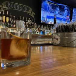 Monk's BBQ - Friday night Old Fashion with my good buddy ol' Sarge