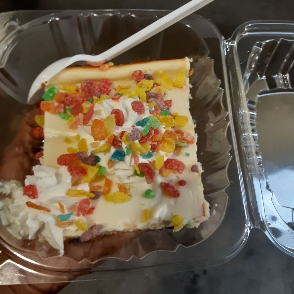 Tanjee Bakes - Fruity pebbles cheesecake bar...Soo deliciously rich!!!... - Desserts Near Me Tanjee Bakes - Fruity pebbles cheesecake bar...Soo deliciously rich!!!... - Desserts Near Me