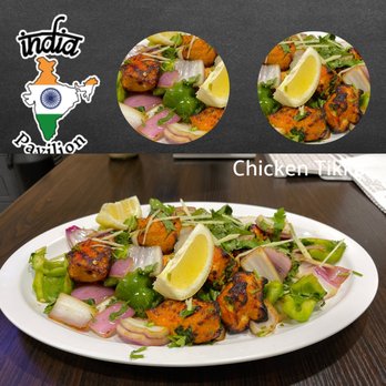 India Pavilion - a plate of chicken and vegetables - Indian Near Me - Bakersfield, California India Pavilion - a plate of chicken and vegetables - Indian Near Me - Bakersfield, California