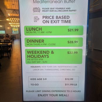 Dimassi's Buffet - Buffet pricing as of Sept 2026. - Buffets Near Me - Oceanside, California Dimassi's Buffet - Buffet pricing as of Sept 2026. - Buffets Near Me - Oceanside, California