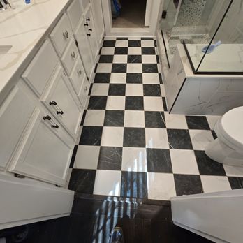 Jasons Renovation - Tile floor remodel and paint trim. - Handyman Near Me - Raymore, Missouri
