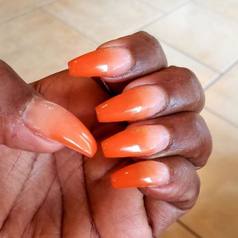 Number One Nail Pro - Ombre orange #254 - Nail Salons Near Me - Renton, Washington Number One Nail Pro - Ombre orange #254 - Nail Salons Near Me - Renton, Washington