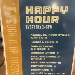 Happy Hour daily 3-6
