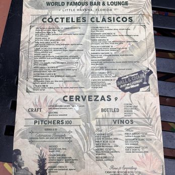 Ball & Chain - Menu - Music Venues Near Me - Miami, Florida