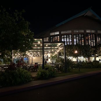 Nico's Pier 38 - View from outside- the side of the restaurant - Seafood Near Me - Honolulu, Hawaii