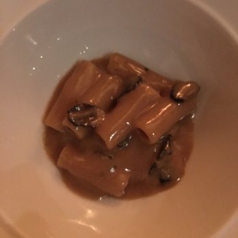 Acquerello - Acquerello's signature dish! Ridged pasta with foie gras sauce and truffle. - Italian Near Me - San Francisco, California