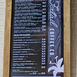 Foxtail Coffee - ICOT Center - Food Menu