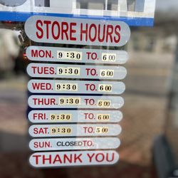 Hours a/o March 2022