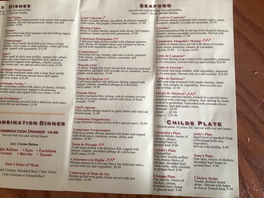 Menu photo 1 El Bajio Fresno, CA Menu photo 1 El Bajio Fresno, CA