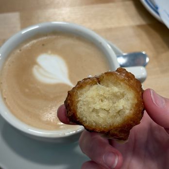 Buttermilk Kitchen - Latte and donut - Breakfast & Brunch Near Me - Camden, Maine Buttermilk Kitchen - Latte and donut - Breakfast & Brunch Near Me - Camden, Maine