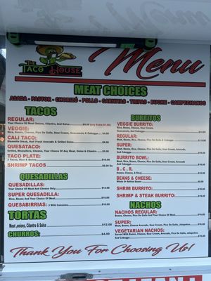 Menu photo 3 The Taco House Santa Cruz, CA
