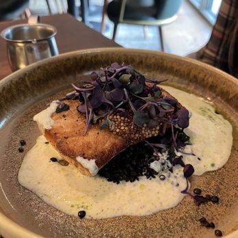 Rohr's - Pan seared Salmon - Breakfast & Brunch Near Me - Notre Dame, Indiana
