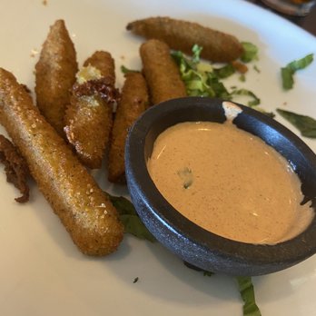 Osorio's Latin Fusion - Zucchini fries, seasonal item and we did eat a few before the pic was taken - Latin American Near Me - Appleton, Wisconsin