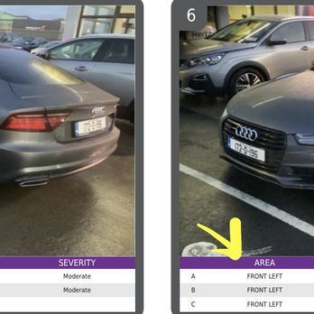 Hertz - Damage galore - Car Rental Near Me - Dublin, D