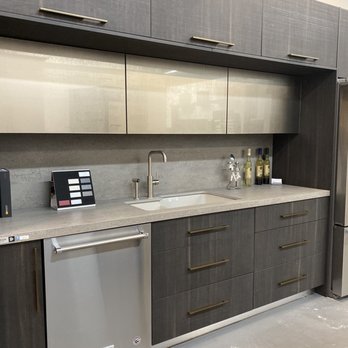 Your Kitchen & Bath - Local custom cabinets. Love the combination of materials. - Kitchen & Bath Near Me - Miami, Florida Your Kitchen & Bath - Local custom cabinets. Love the combination of materials. - Kitchen & Bath Near Me - Miami, Florida