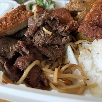 Mark's Place - Mark's Famous Mixed Plate - Hawaiian Near Me - Lihue, Hawaii Mark's Place - Mark's Famous Mixed Plate - Hawaiian Near Me - Lihue, Hawaii