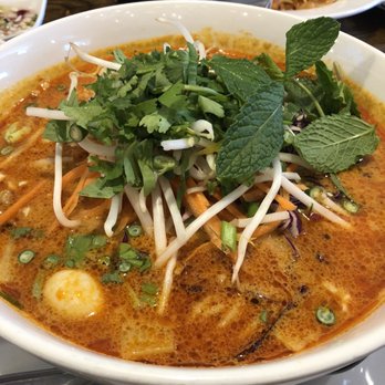 Bhan Mae Vane - Khao Poon Gai Soup - Thai Near Me - Alameda, California Bhan Mae Vane - Khao Poon Gai Soup - Thai Near Me - Alameda, California